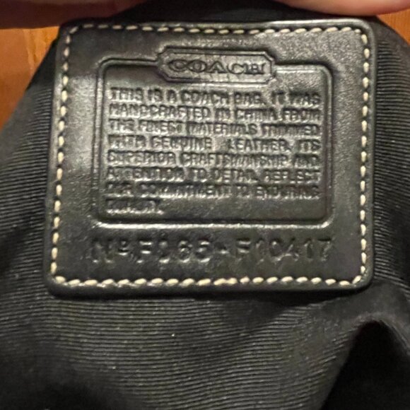 Coach Black and Cream Crossbody Bag - Picture 7 of 9